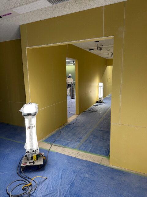 某事務所ボード張り工事